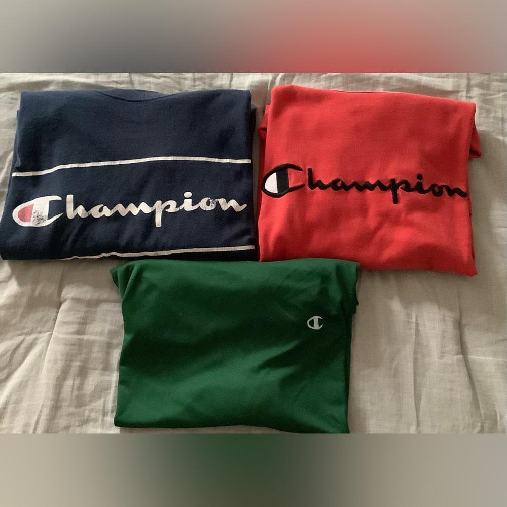 Set of 3 Men’s size 2X Champion T-shirts.
